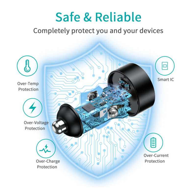 Cargador de Auto Doble PD 36w - Imagen 2