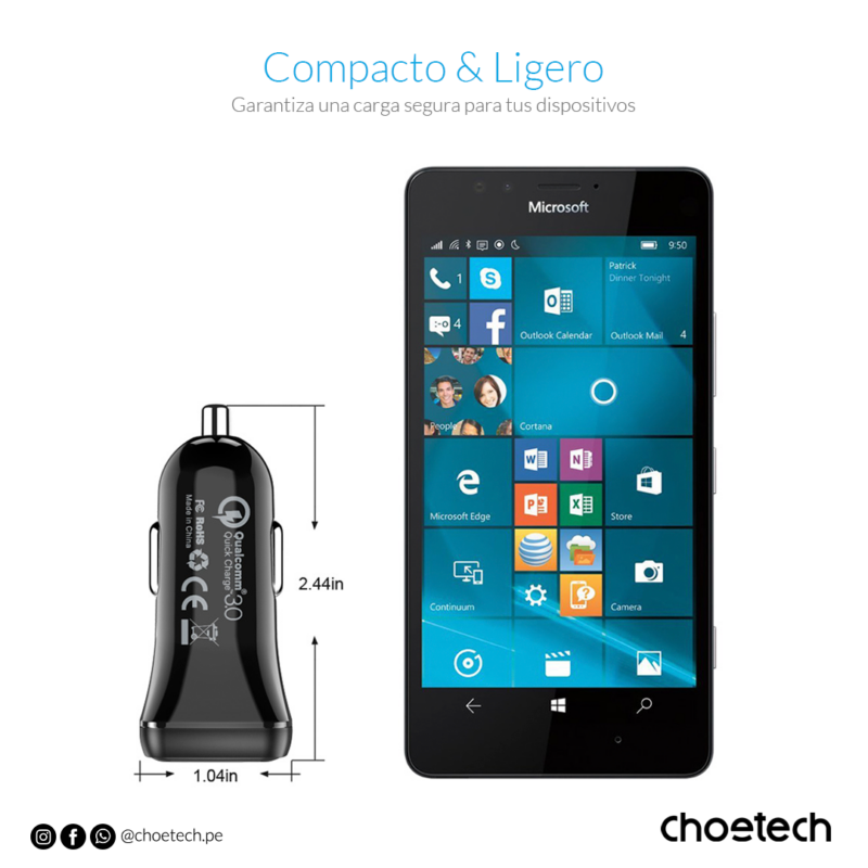 Cargador de Auto USB tipo C de 36W - Imagen 5