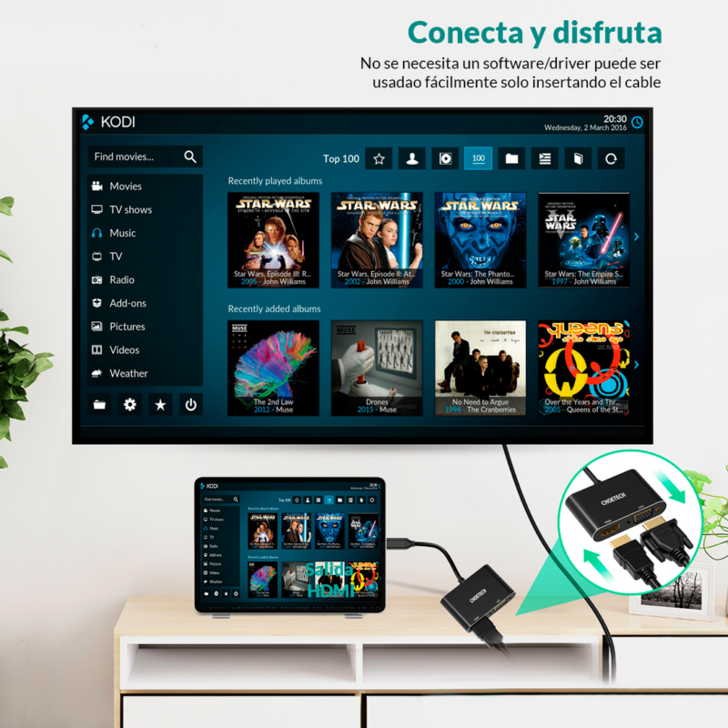 Adaptador USB C a HDMI + VGA - Imagen 4