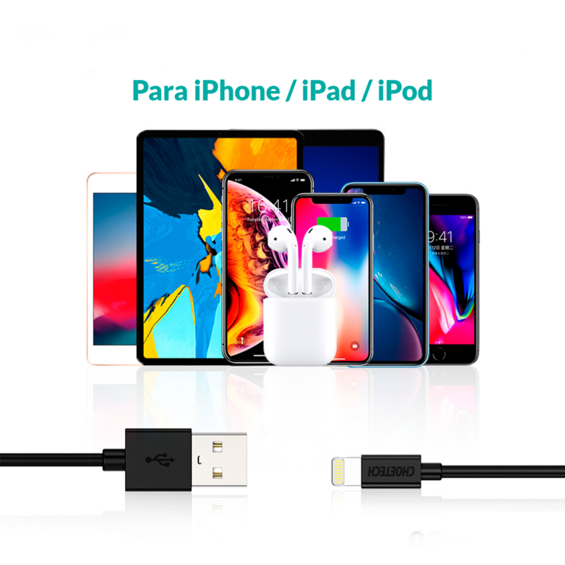 Cable Lightning USB A a Mfi 1.8m - Imagen 3