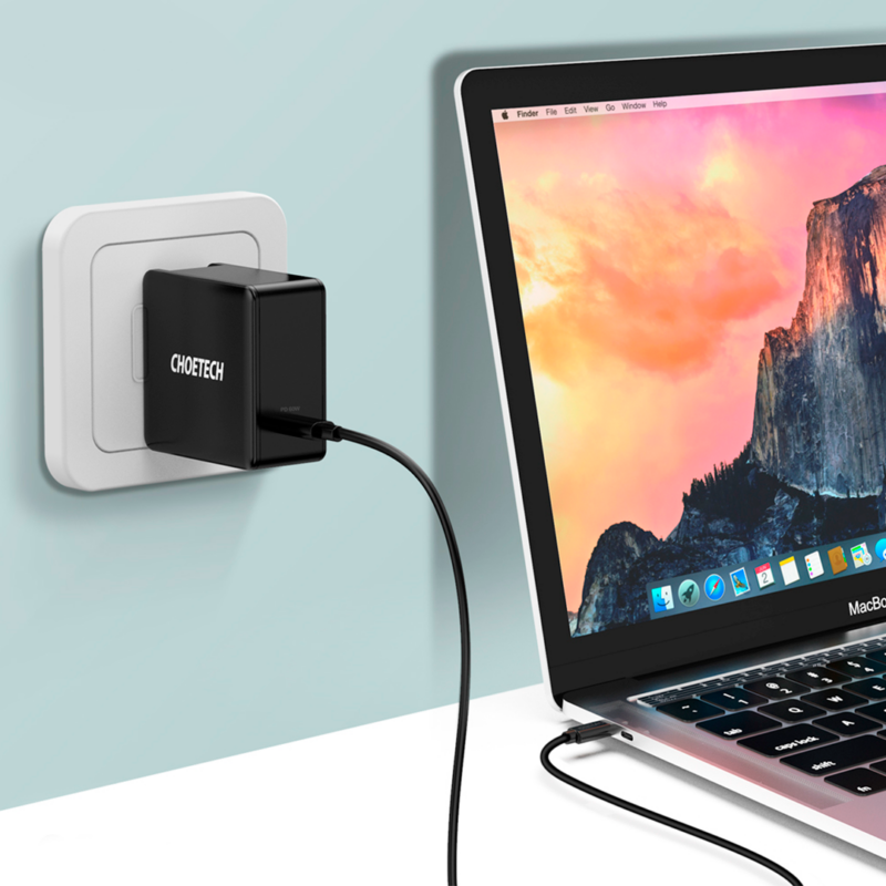 Adaptador Plegable de Carga Rápida PD 60W USB-C - Imagen 2