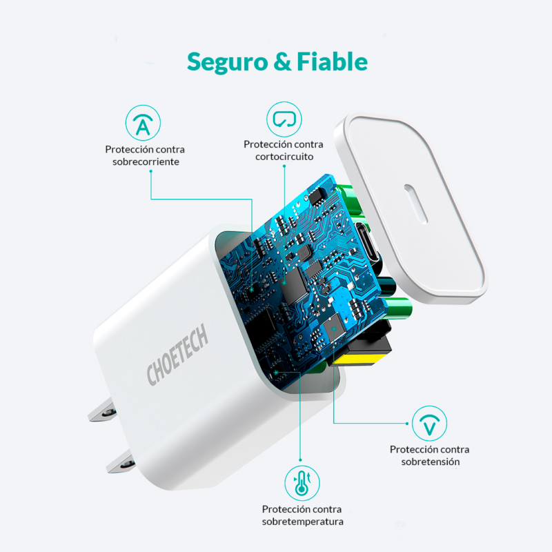 Cargador Tipo C a Lightning PD20W - Imagen 5
