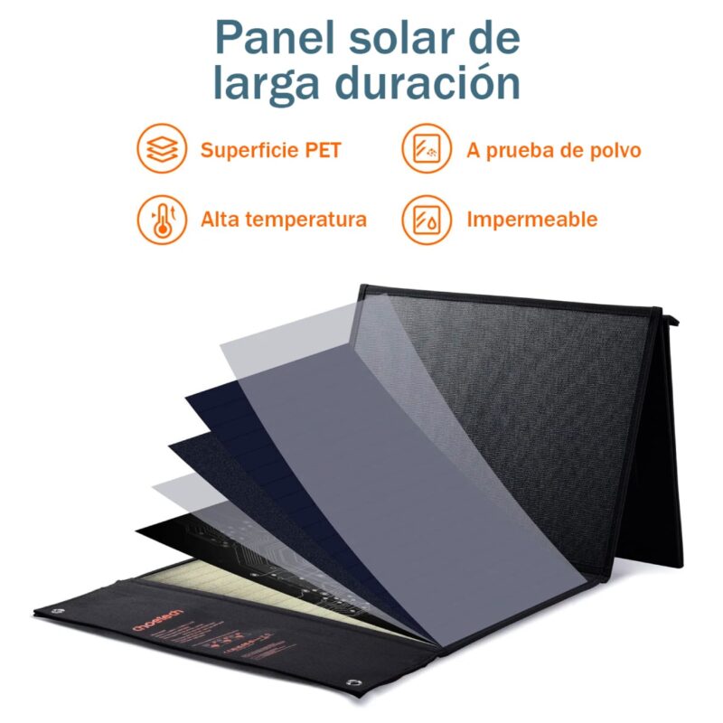 Panel Solar Portátil - Potencia Total 120W (Open Box) - Imagen 2