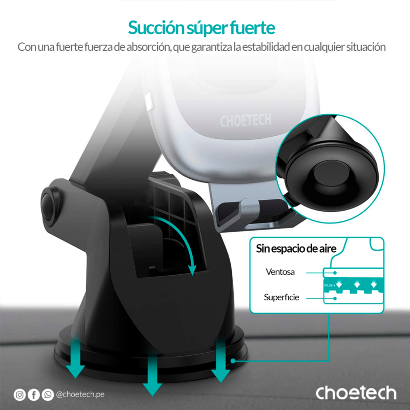 Cargador Inalámbrico de Auto 15W - Imagen 7