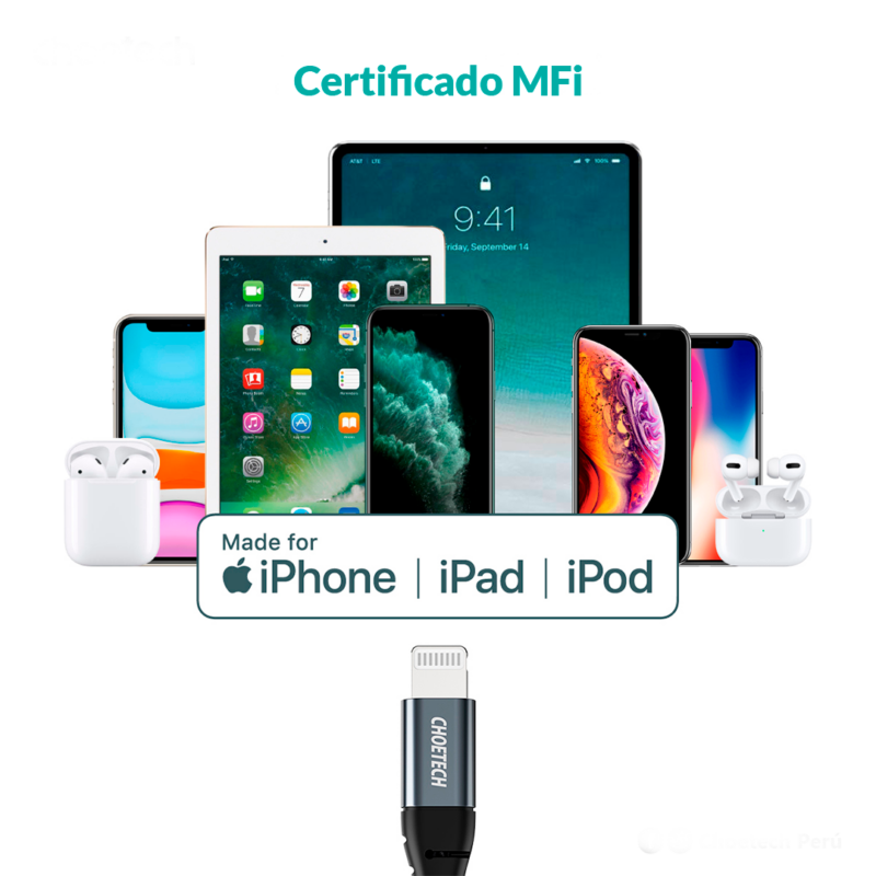 USB C A Lightning De 1.2mt - Imagen 3