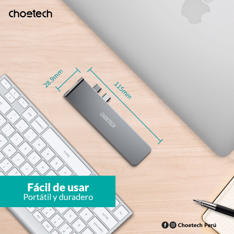 USB - C Multipuerto Adaptador 7 - in -2 - Imagen 2