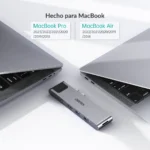 Hub Choetech HUB-M24 compatible con MacBook Pro 2018–2023 y MacBook Air 2018–2022