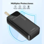 Power bank Choetech B730 con protección contra sobrecorriente, sobrevoltaje, cortocircuito y sobrecarga