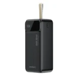 Power bank Choetech B731 de 40,000 mAh negro con pantalla LED de porcentaje y correa